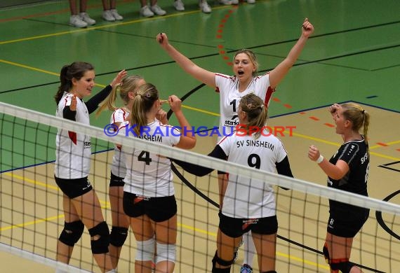 Volleyball Damen 3. Liga Süd SV Sinsheim gegen VC Wiesbaden-2 , 08.10.2016 (© Siegfried)